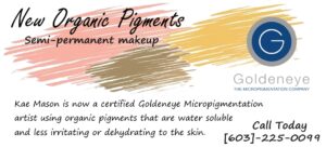 New organic pigments for semi-permanent makeup by Kae